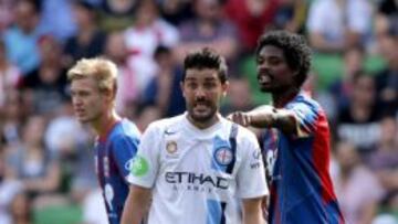 Villa, con el Melbourne City.