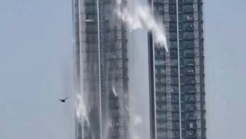 Así colapsó un edificio de 30 pisos en Bangkok tras el terremoto de 7.8: la escena aterra