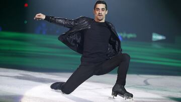 El patinador espa&ntilde;ol Javier Fern&aacute;ndez, durante el espect&aacute;culo Revolution On Ice de 2019.