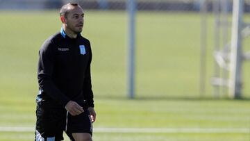 Buenos Aires 04 SEPTIEMBRE 2018
 Entrenamiento de Racing Club en el Predio Tita Matiussi en Avellaneda.
 Marcelo Diaz
 
 Foto Ortiz Gustavo 04/09/18 ENTRENAMIENTO RACING AVELLANEDA