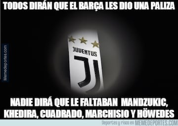 Los mejores memes del Barcelona-Juventus