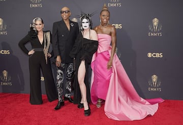 Michelle Visage, RuPaul, Gottmik y Symone