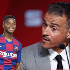 Luis Enrique y las condiciones que debe cumplir Ansu Fati en el Barcelona para ir a la Eurocopa