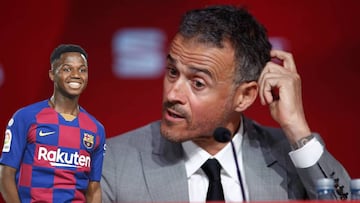 Luis Enrique y las condiciones que debe cumplir Ansu Fati en el Barcelona para ir a la Eurocopa