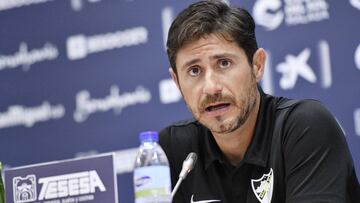 RUEDA DE PRENSA DE VICTOR SANCHEZ
 MALAGA CF