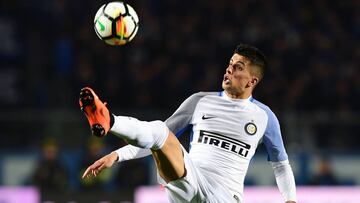 El lateral portugu&eacute;s del Inter de Mil&aacute;n, Joao Cancelo, durante un partido.