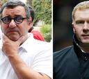 Raiola ataca a Scholes por sus críticas a Pogba