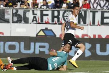 Los albos no tuvieron problemas para superar a Cobreloa, en la pen&uacute;ltima fecha del torneo.