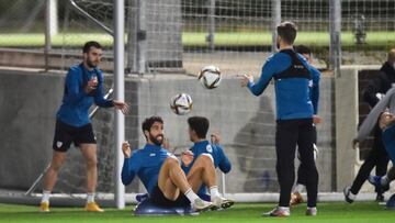 Raúl García, en Lezama