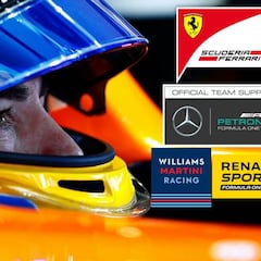 Ferrari y Mercedes, entre las opciones de Alonso para 2018