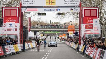 Lauren Stephens se impone a Lorena Llamas en la reVolta, la prueba femenina de la Volta a Catalunya 2018.
