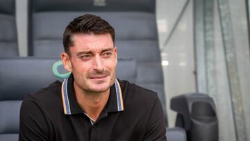 Albert Riera, entrenador del Olimpija Ljubljana.