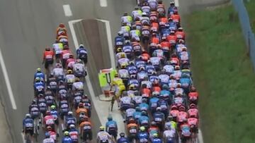 Salvada de Pogacar en la quinta etapa del Tour de Francia