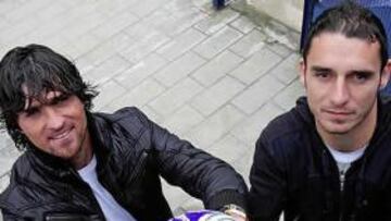 <b>PAREJA DE LUJO. </b>Tote y Delibasic esperan defender el liderato ante Las Palmas. Ambos son determinantes.