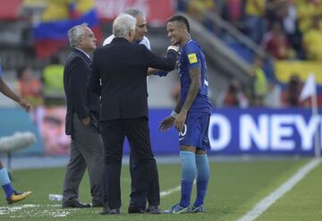 Pékerman con Neymar y Tite en Barranquilla 