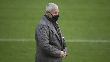 Cordón, en un entrenamiento.