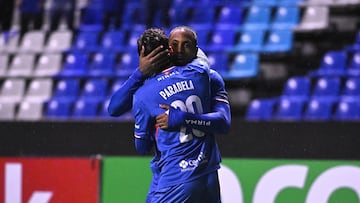 Jose Antonio Paradela celebrates his goal 1-1 of Cruz Azul during the round of 16 second leg match between Cruz Azul and CF Monterrey as part of the CONCACAF Champions Cup 2026, at Cuauhtemoc Stadium, on March 17, 2026 in Puebla, Mexico.,
