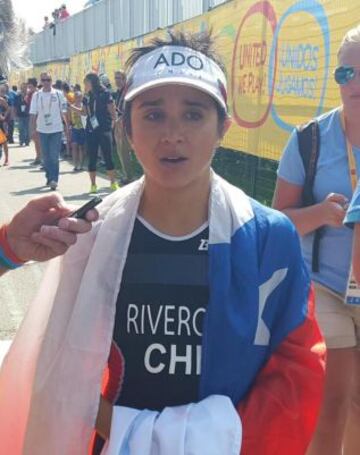 La triatleta chilena se quedó con la medalla de oro tras lograr un tiempo de 1:57:18. De paso, se clasificó a los Juegos Olímpicos de Río de Janeiro 2016.