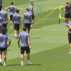 El inquietante gesto de Cristiano a James, Marcelo y Benzema