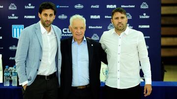 Racing amenaza a la U con Coudet y Milito a la cabeza