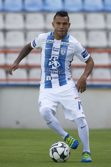 En Pachuca no tuvo momentos estelares y salió del equipo. Sin embargo, este año, fue uno de los mejores goleadores de la Copa Libertadores con nueve anotaciones, estando en el primer lugar junto con Miguel Borja. 