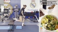 Ramos se 'mata' para volver cuanto antes y nos enseña lo que come un futbolista profesional