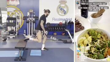 El alimento y entrenamiento de Ramos para volver cuanto antes