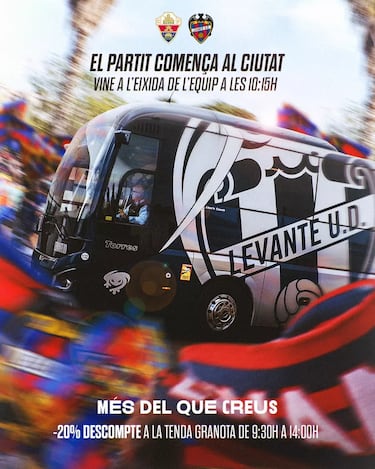 Llamamiento a la afici¨®n antes de viajar a Elche