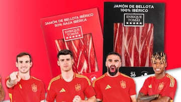 Enrique Tomás se convierte en el ‘Seleccionador Nacional del Jamón’ de la mano de la Selección Española