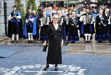 La actriz Meryl Streep, Premio Princesa de Asturias de las Artes.