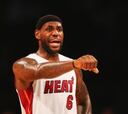 LeBron James y Bosh encabezan el ataque ganador de los Heat