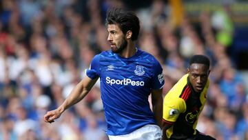 André Gomes could make Everton return against Arsenal