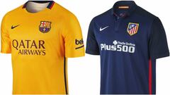 Uefa regulation forces both Barça and Atléti to use away kits