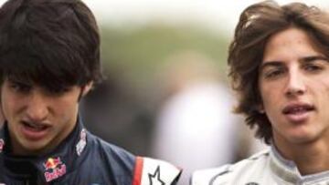 <b>DOS PERLAS. </b>Sainz Jr. y Merhi tienen un futuro muy prometedor.
