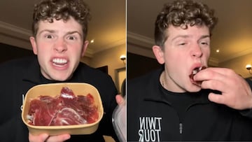 Le convencen para probar tapas espa?olas y la nota que le pone al jam¨®n ib¨¦rico irritar¨¢ a m¨¢s de uno