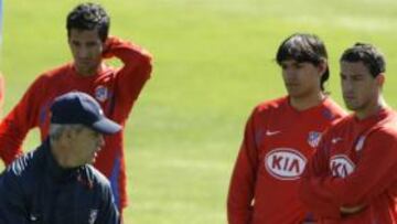 Entrenamiento del Atlético de Madrid