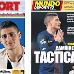 Semana Verratti en la prensa de Barcelona