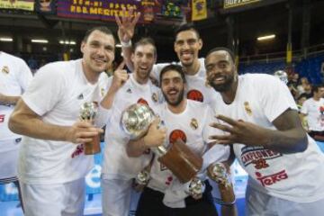 El 24 de junio de 2015 el Real Madrid se proclaman campeones de la Liga ACB