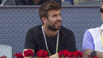 Pitada e insultos a Gerard Piqué en Mutua Madrid Open de tenis