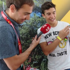 Márquez y la ilusión por Sagan: "Quería conocerlo porque marca estilo"