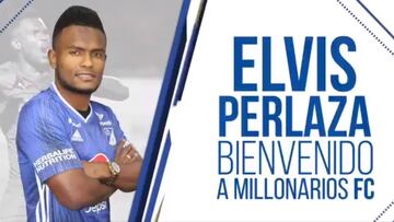 Elvis Perlaza, nuevo refuerzo de Millonarios