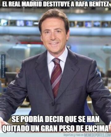 Los memes sobre la destitución de Rafa Benítez