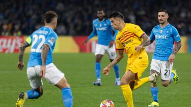 21/02/24 PARTIDO CHAMPIONS LEAGUE OCTAVOS IDA
NAPOLES - BARCELONA
MATTEO POLITANO JOAO CANCELO