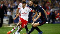 Gait&aacute;n, en el partido ante el Atl&eacute;tico de Champions.