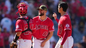 Los Angeles Angels catcher Kurt Suzuki under observation with neck contusion after being struck with warm-up pitch in Saturday's game against the Blue Jays