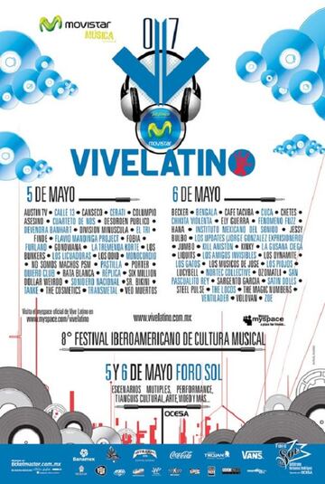 Cartel Octava Edición Vive Latino