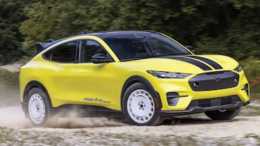 Probamos el Ford Mustang Mach-E Rally: Eléctrico en asfalto y terracería