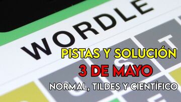 Wordle en español, científico y tildes para el reto de hoy 3 de mayo: pistas y solución