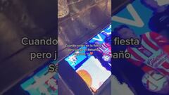 De no creerse, aficionado de Chivas se llevó su tablet a la boda para ver al Rebaño