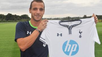 Presentación de Soldado con el Tottenham.